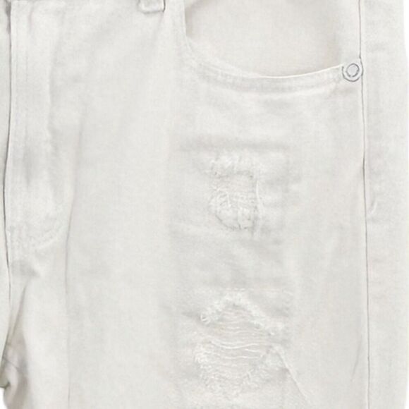 Brooklyn Express White Distroyed Distressed Jeans Size 36x30 Mens - Picture 5 of 12
